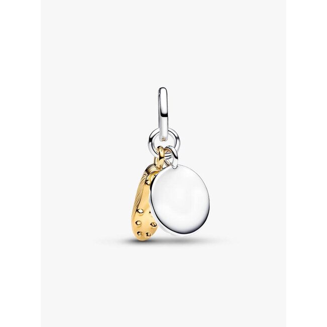 Pandora Pandora Bedel 764712C00 Zilver met 14k Geelgouden Plating Voetbalschoen