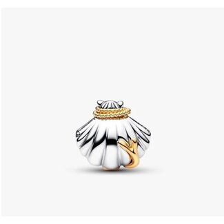 Pandora Pandora Bedel 764403C01 Zilver met 14k Geelgouden Plating Disney Ariel met 0.012ct Labgrown Diamant