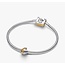 Pandora Pandora Bedel 764403C01 Zilver met 14k Geelgouden Plating Disney Ariel met 0.012ct Labgrown Diamant
