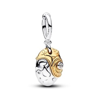 Pandora Pandora Bedel 764385C01 Zilver met 14k Geelgouden Plating Disney Moana met 0.012ct Labgrown Diamant