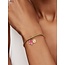 Pandora Pandora Bedel 763845C01 Zilver met 14k Geelgouden Plating Disney Moana Roze Bloem met Zirkonia