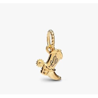 Pandora Pandora Bedel 764606C01 Zilver met 14k Geelgouden Plating Disney Toy Story Woody Laars