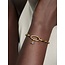 Pandora Pandora Bedel 764609C01 Zilver met 14k Geelgouden Plating Mini Boze Oog