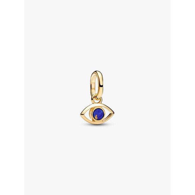Pandora Pandora Bedel 764609C01 Zilver met 14k Geelgouden Plating Mini Boze Oog