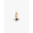 Pandora Pandora Bedel 764609C01 Zilver met 14k Geelgouden Plating Mini Boze Oog