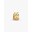 Pandora Pandora Bedel 764631C01 Zilver met 14k Geelgouden Plating Molen met Zirkonia