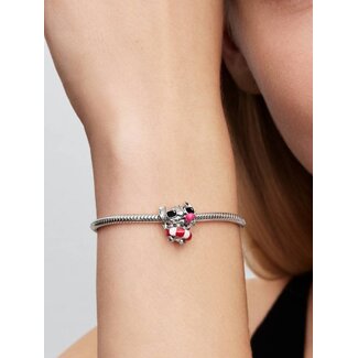 Pandora Pandora Bedel 794642C01 Zilver Disney Stitch met Zwemband en Ijsje