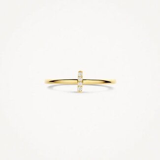 Blush Blush Ring 1270YZI/54 14k Geelgoud met Zirkonia Maat 54