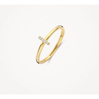 Blush Blush Ring 1270YZI/54 14k Geelgoud met Zirkonia Maat 54