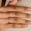 Blush Blush Ring 1270YZI/54 14k Geelgoud met Zirkonia Maat 54