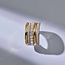 Ti Sento Milano Ti Sento Ring 12396ZY/56 Zilver Bi-color met Zirkonia Maat 56