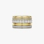 Ti Sento Milano Ti Sento Ring 12396ZY/56 Zilver Bi-color met Zirkonia Maat 56