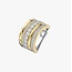 Ti Sento Milano Ti Sento Ring 12396ZY/56 Zilver Bi-color met Zirkonia Maat 56