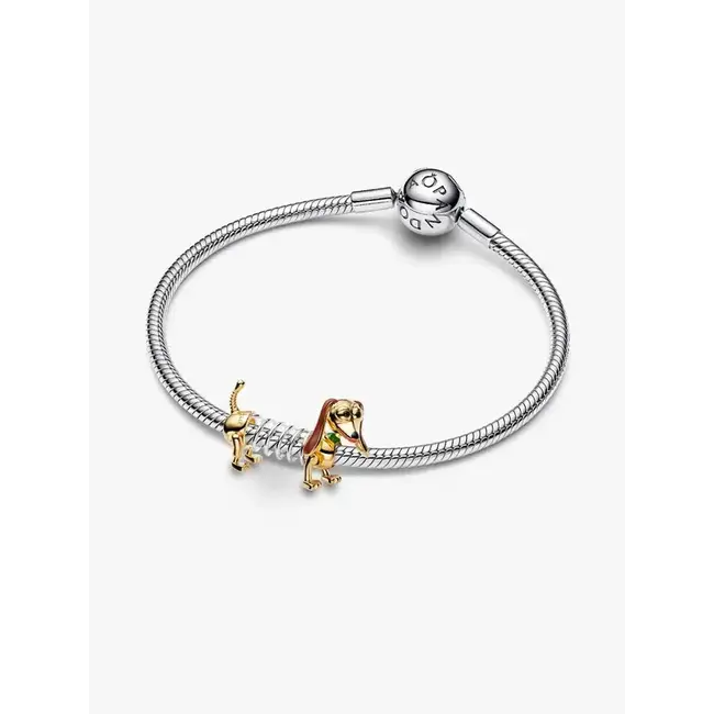 Pandora Pandora Bedel 764603C01 Disney Toy Story Slinky Dog 14k Gold Plated