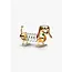 Pandora Pandora Bedel 764603C01 Disney Toy Story Slinky Dog 14k Gold Plated