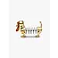 Pandora Pandora Bedel 764603C01 Disney Toy Story Slinky Dog 14k Gold Plated