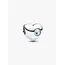 Pandora Pandora Bedel 794161C03 Zilver Hart met Sea Aqua Blue