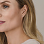 Blinckers Jewellery Huiscollectie BJ Oorbellen 13.43125 Zilver met Zirkonia 9mm