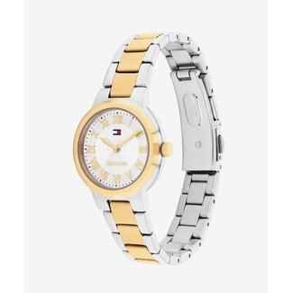 Tommy Hilfiger Tommy Hilfiger Horloge TH1782903 Becca Staal bicolor 28mm