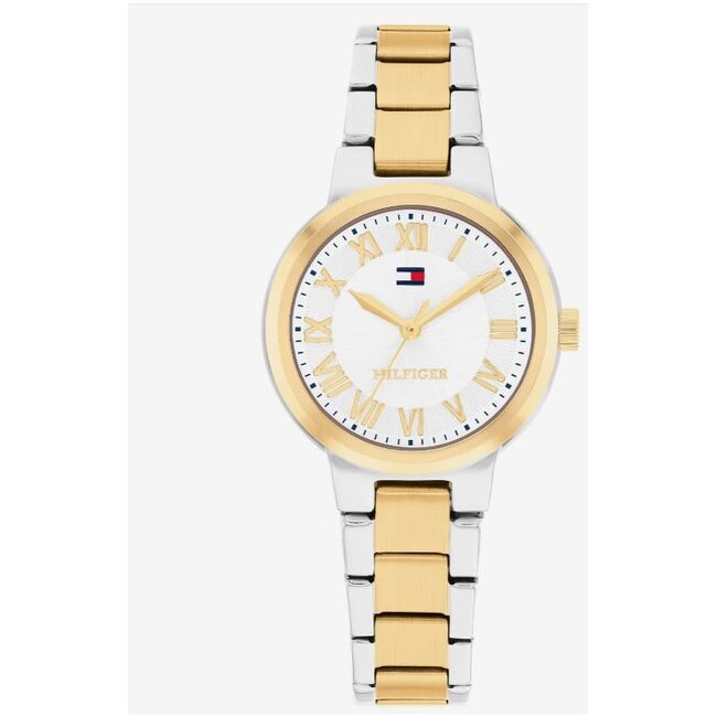 Tommy Hilfiger Tommy Hilfiger Horloge TH1782903 Becca Staal bicolor 28mm
