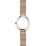 Rosefield Rosefield Horloge MWRMR-M07 Mini Oval White Dail Staal met Rozegouden Plating Quartz