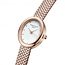Rosefield Rosefield Horloge MWRMR-M07 Mini Oval White Dail Staal met Rozegouden Plating Quartz