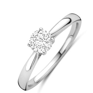 The House Of Blinckers THOB Ring 41.06450/56 14k Witgoud met 0.50crt H SI Lab Grown Diamant Maat 56