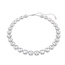 Swarovski Swarovski Collier 5751326 Una Zilverkleurig met Cushion Slijpvormige Kristallen