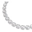 Swarovski Swarovski Collier 5751326 Una Zilverkleurig met Cushion Slijpvormige Kristallen