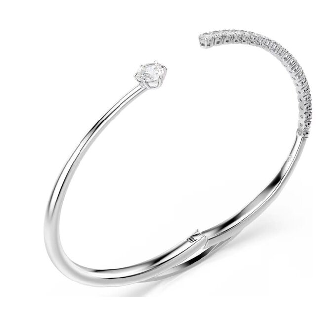 Swarovski Swarovski Armband 5753571 Matrix Zilverkleurige Bangle met Kristallen