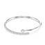 Swarovski Swarovski Armband 5753571 Matrix Zilverkleurige Bangle met Kristallen