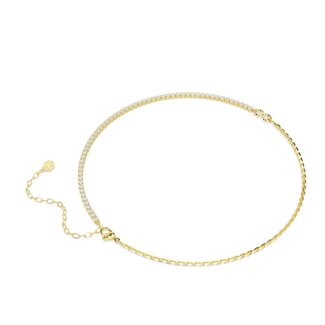 Swarovski Swarovski Collier 5747717 Matrix Collier Goudkleurig met S-vormige Schakel met Kristallen