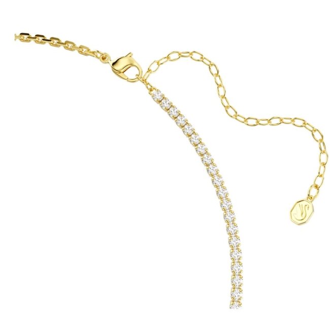 Swarovski Swarovski Collier 5747717 Matrix Collier Goudkleurig met S-vormige Schakel met Kristallen