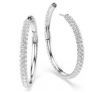 Swarovski Swarovski Oorbellen 5754156 Dextera Zilverkleurig met Kristallen 3mmx35mm