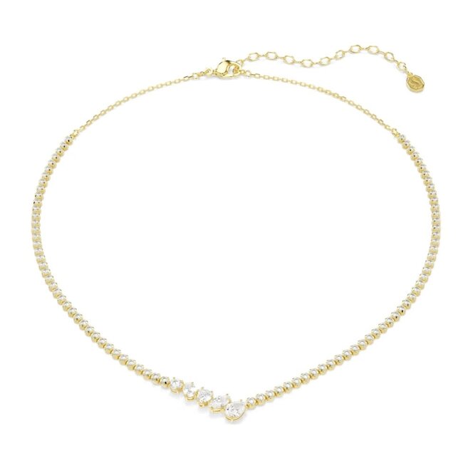 Swarovski Swarovski Collier 5747931 Mesmera Goudkleurig in V-Vorm Kristallen