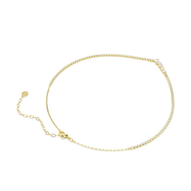 Swarovski Swarovski Collier 5747931 Mesmera Goudkleurig in V-Vorm Kristallen