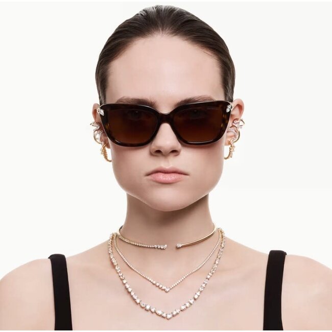 Swarovski Swarovski Collier 5747931 Mesmera Goudkleurig in V-Vorm Kristallen