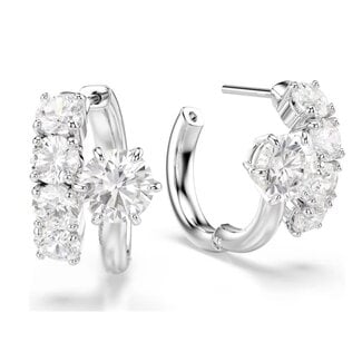 Swarovski Swarovski Oorbellen 5753572 Matrix Zilverkleurig met Kristallen