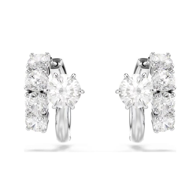 Swarovski Swarovski Oorbellen 5753572 Matrix Zilverkleurig met Kristallen