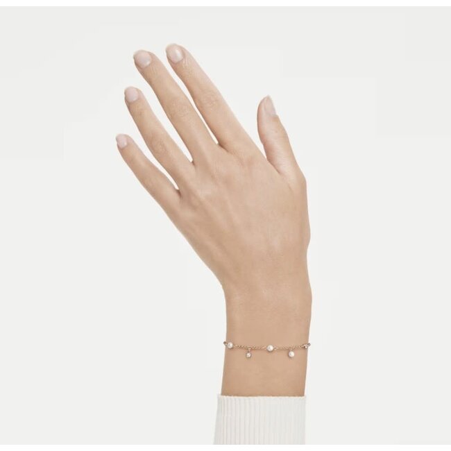 Swarovski Swarovski Armband 5754243 Imber Rosekleurig met Parels en Kristallen
