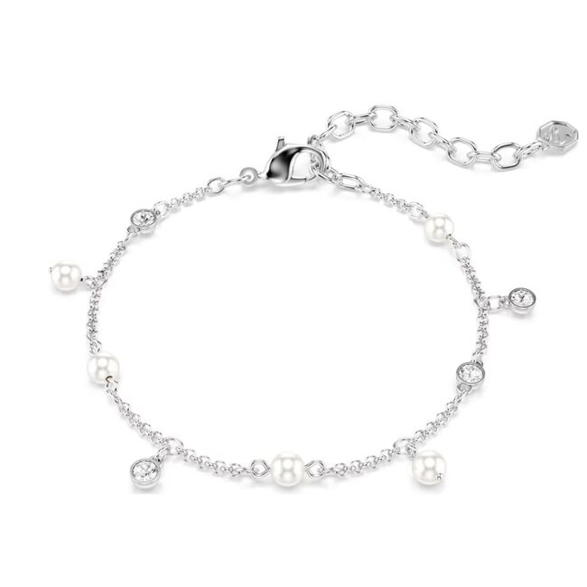 Swarovski Swarovski Armband 5754242 Imber Zilverkleurig met Parels en Kristallen