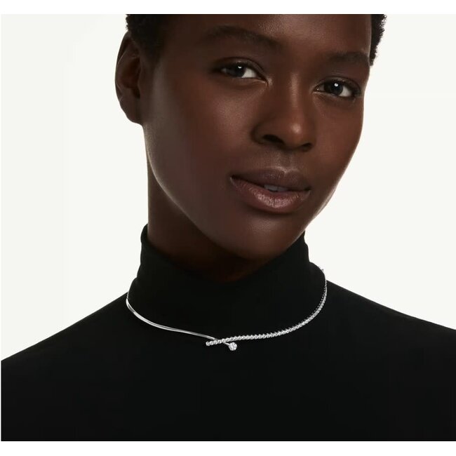 Swarovski Swarovski Collier 5754020 Matrix Collier Zilverkleurig met Kristallen