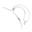 Swarovski Swarovski Collier 5754020 Matrix Collier Zilverkleurig met Kristallen