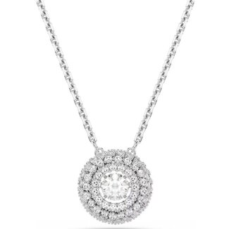 Swarovski Swarovski Collier 5738246 Sublima Zilverkleurig met Rond Kristal