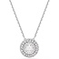 Swarovski Swarovski Collier 5738246 Sublima Zilverkleurig met Rond Kristal