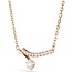 Swarovski Swarovski Collier 5763823 Matrix Rosekleurig met Kristallen