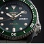 Seiko Seiko Horloge SRPD63K1 5 Sports Staal Automatic 100m Waterdicht met Groene Wijzerplaat 42mm