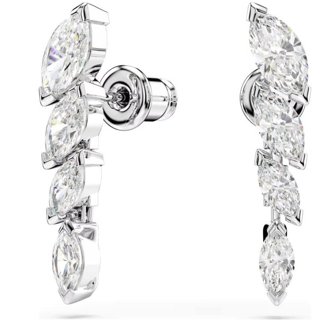 Swarovski Swarovski Oorbellen 5748007 Mesmera Zilverkleurig Marquise-slijpvorm Kristallen