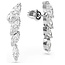 Swarovski Swarovski Oorbellen 5748007 Mesmera Zilverkleurig Marquise-slijpvorm Kristallen