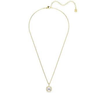 Swarovski Swarovski Collier 5764761 Una Goudkleurig Cushion Vorm Kristal